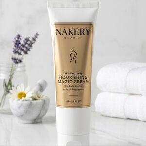 Nakery Beauty Nourishing Magic Cream - White & Gold Tube
